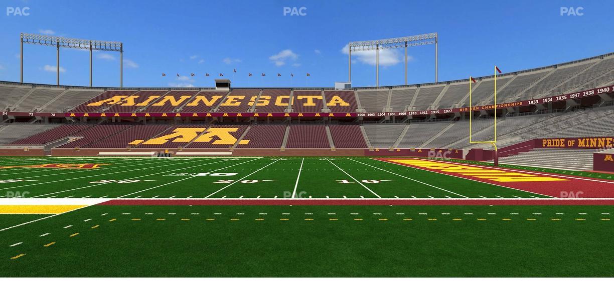 Huntington Bank Stadium - Section 138 Seat View