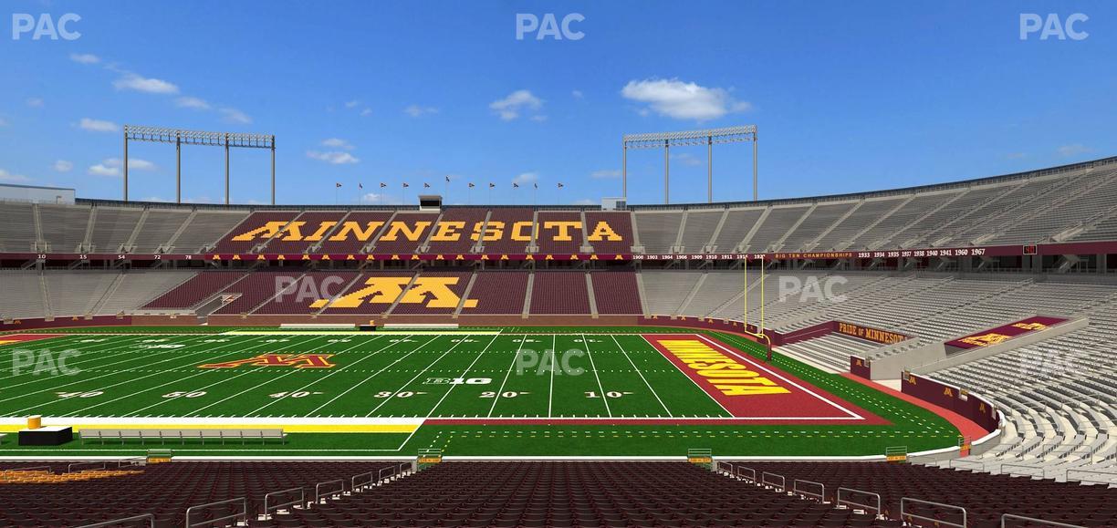 Huntington Bank Stadium - Section 138 Seat View