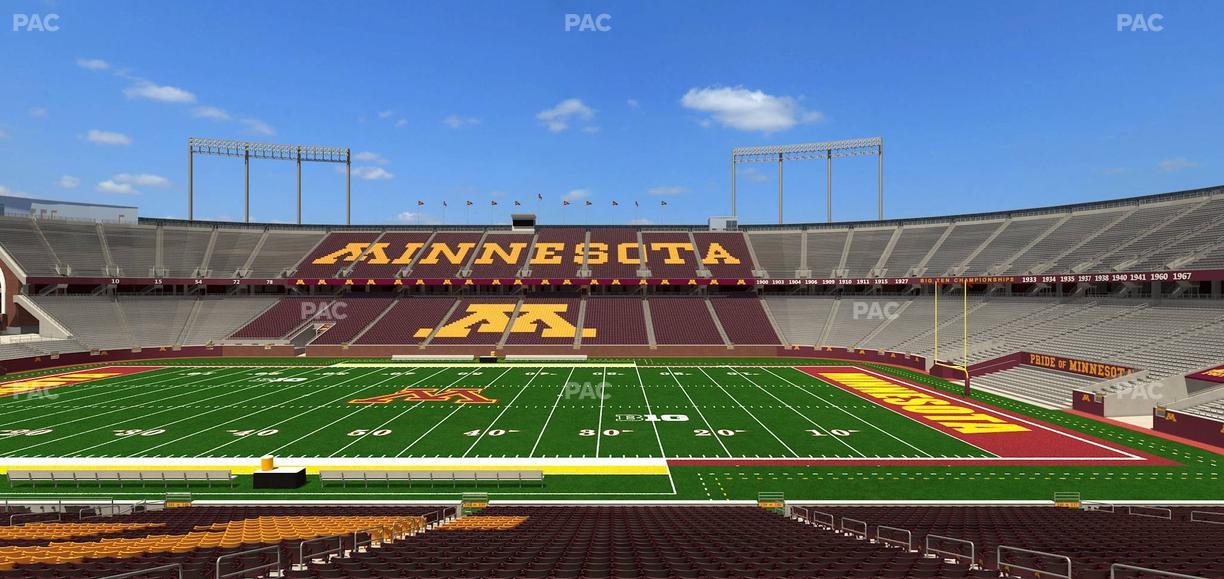 Huntington Bank Stadium - Section 139 Seat View