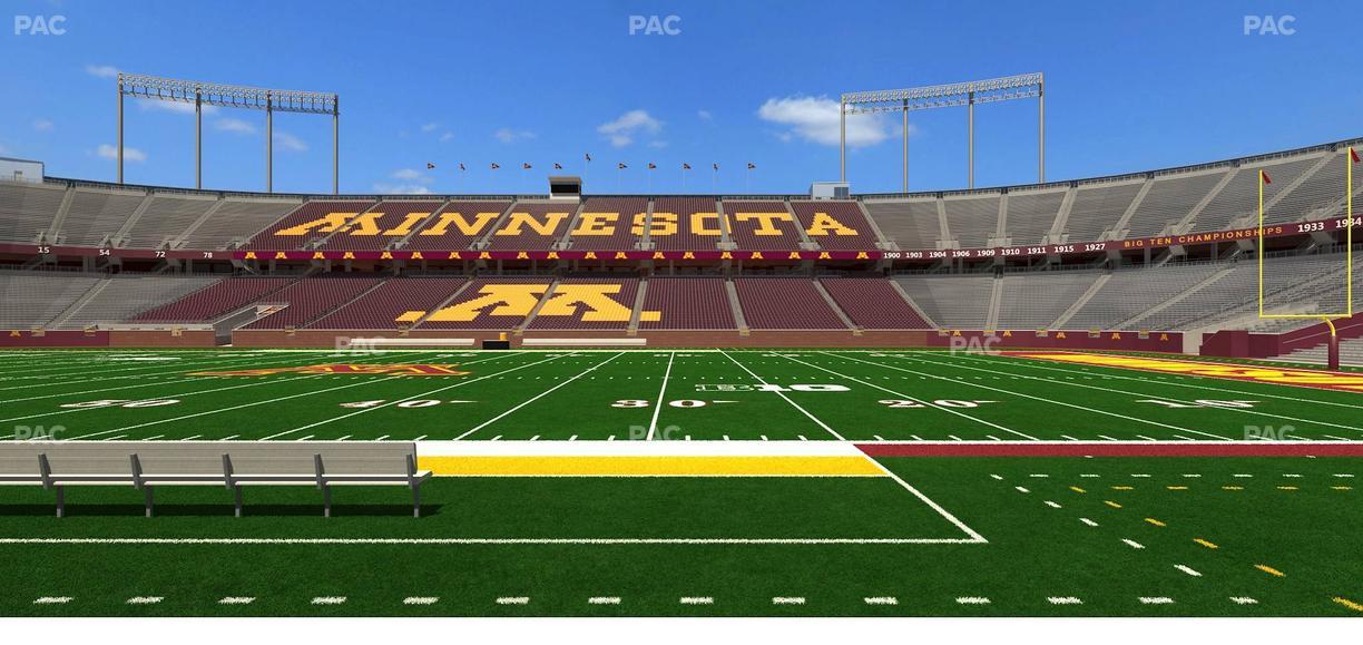 Huntington Bank Stadium - Section 139 Seat View