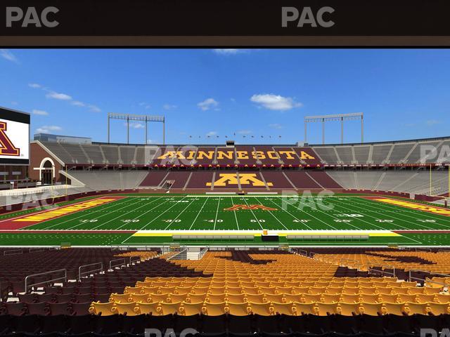 Huntington Bank Stadium - Section 141 Seat View Huntington Bank Stadium - Section 141 Seat View