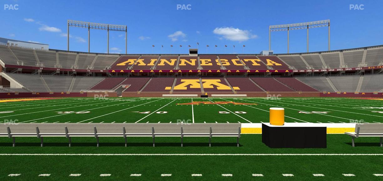 Huntington Bank Stadium - Section 141 Seat View