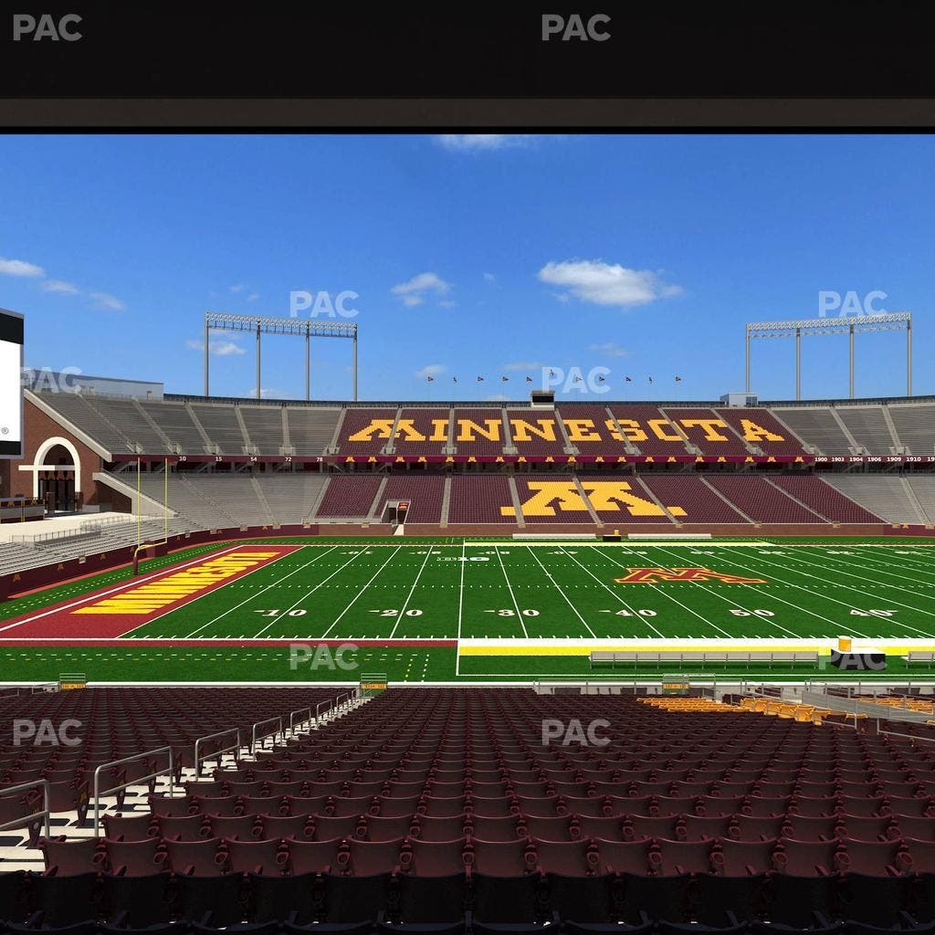 Huntington Bank Stadium - Section 142 Seat View