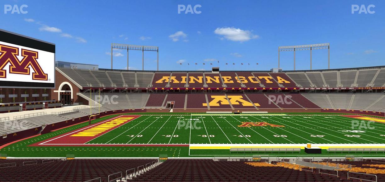 Huntington Bank Stadium - Section 142 Seat View