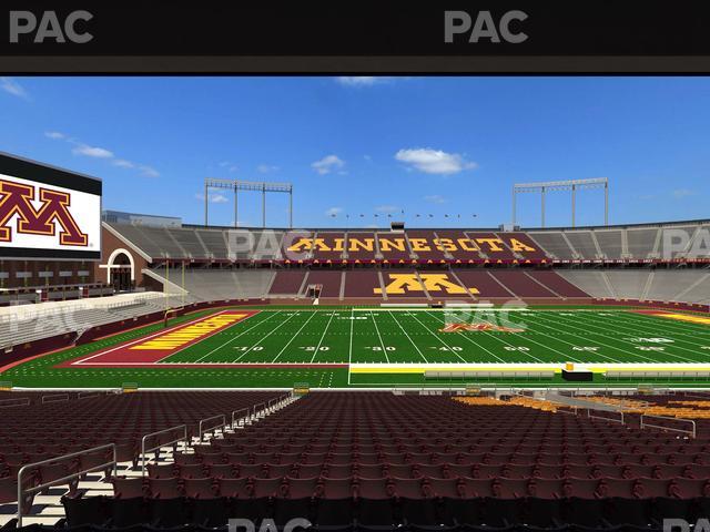 Huntington Bank Stadium - Section 142 Seat View Huntington Bank Stadium - Section 142 Seat View