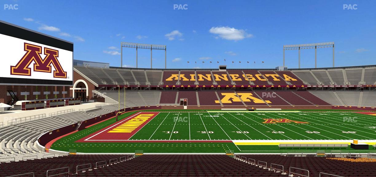 Huntington Bank Stadium - Section 143 Seat View