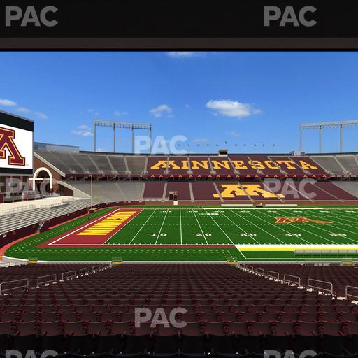 Huntington Bank Stadium - Section 143 Seat View