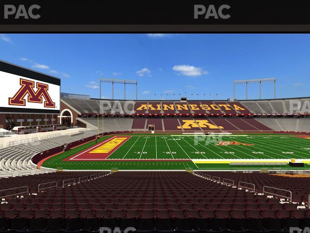 Huntington Bank Stadium - Section 143 Seat View Huntington Bank Stadium - Section 143 Seat View