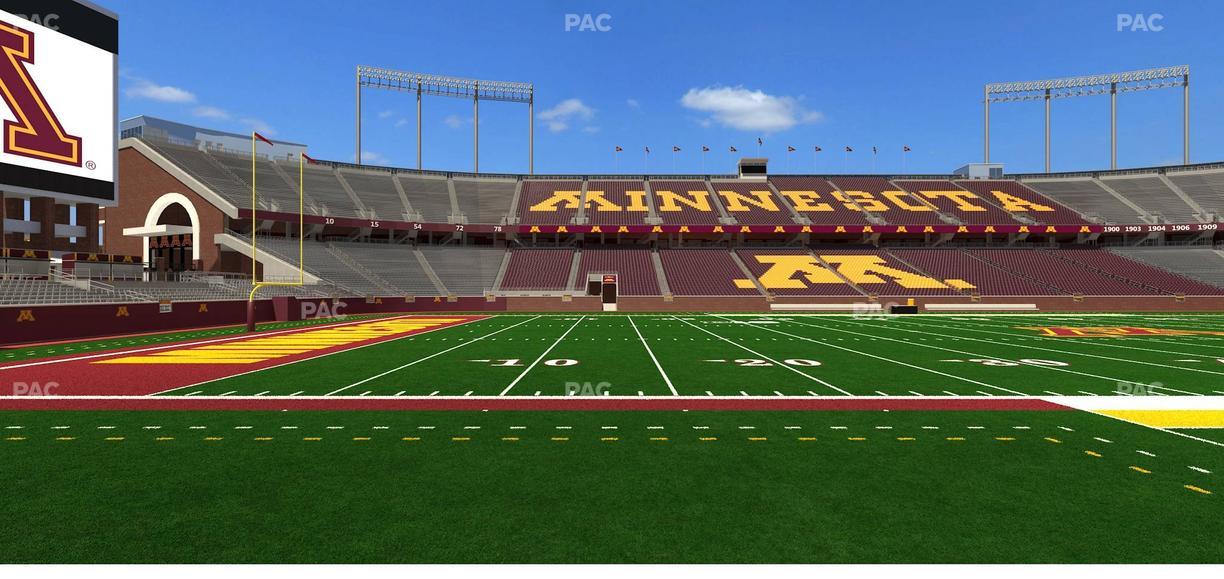 Huntington Bank Stadium - Section 143 Seat View