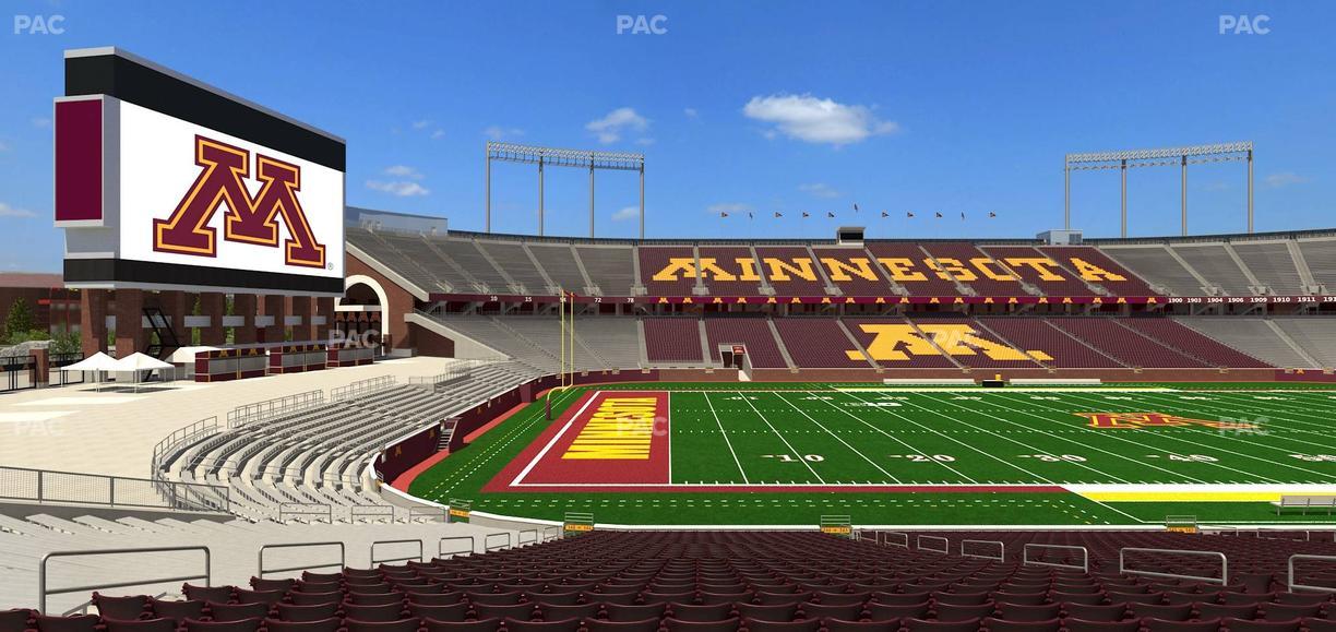 Huntington Bank Stadium - Section 144 Seat View