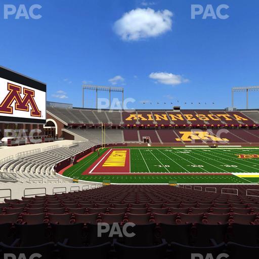 Huntington Bank Stadium - Section 144 Seat View