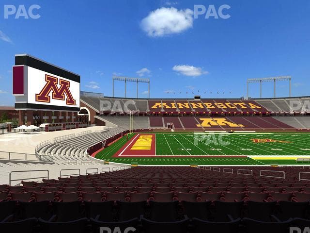 Huntington Bank Stadium - Section 144 Seat View