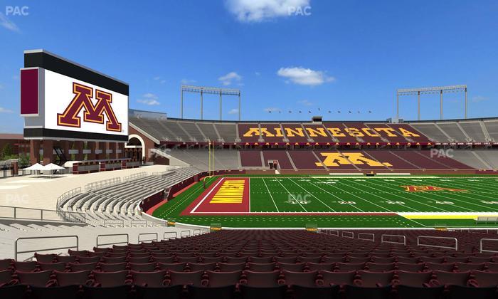 Huntington Bank Stadium - Section 144 Seat View