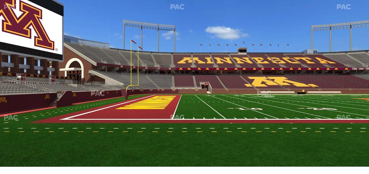 Huntington Bank Stadium - Section 144 Seat View