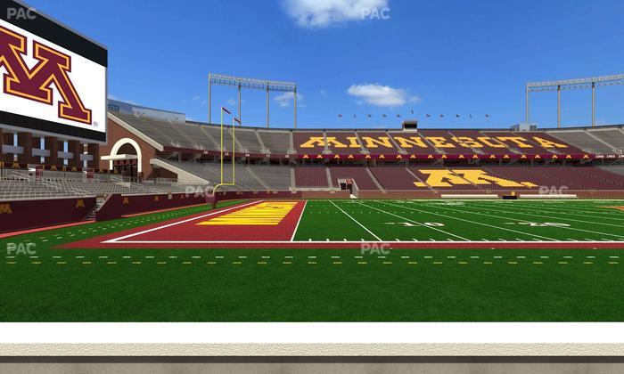 Huntington Bank Stadium - Section 144 Seat View