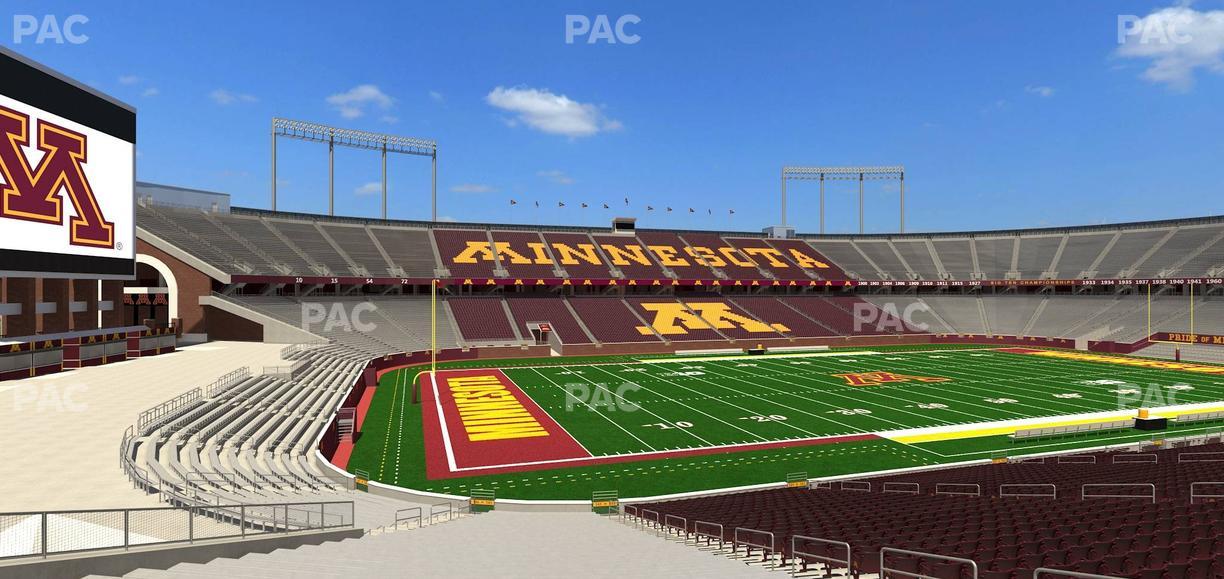 Huntington Bank Stadium - Section 145 Seat View