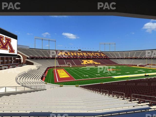 Huntington Bank Stadium - Section 145 Seat View
