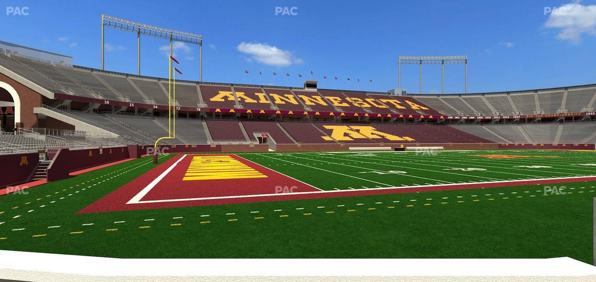 Huntington Bank Stadium - Section 145 Seat View