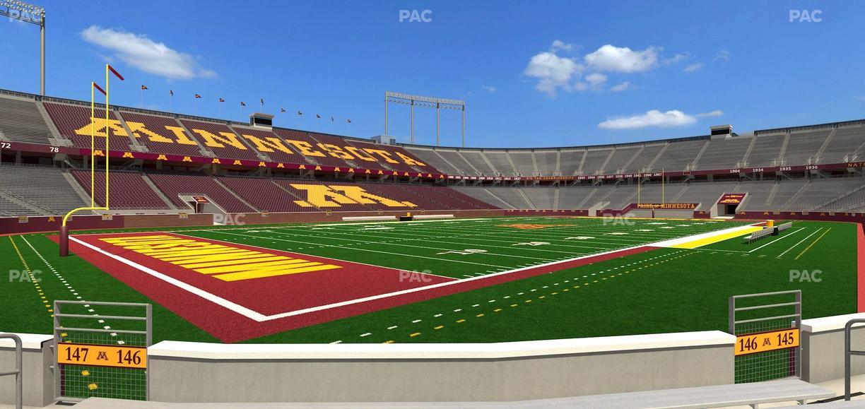 Huntington Bank Stadium - Section 146 Seat View