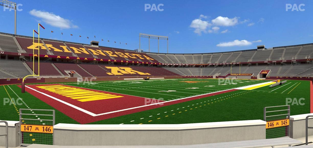 Huntington Bank Stadium - Section 146 Seat View