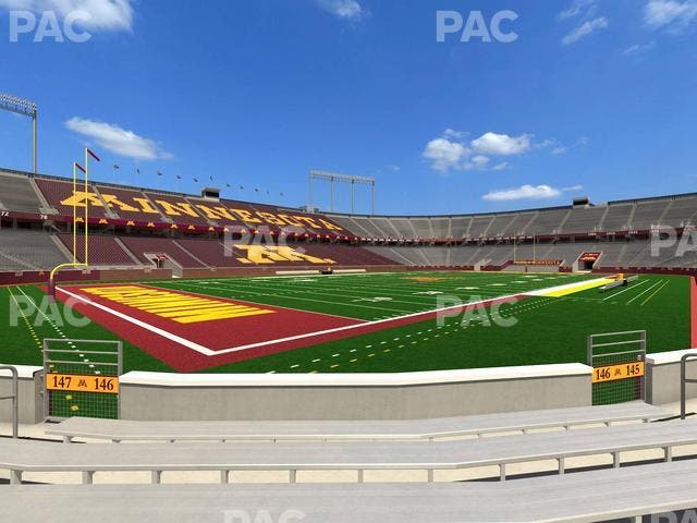 Huntington Bank Stadium - Section 146 Seat View