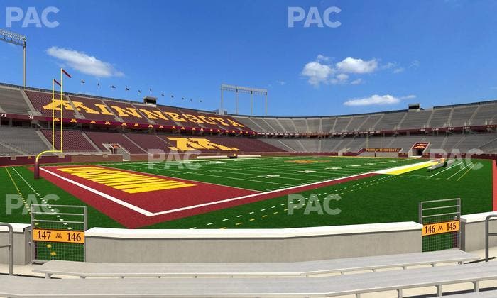 Huntington Bank Stadium - Section 146 Seat View