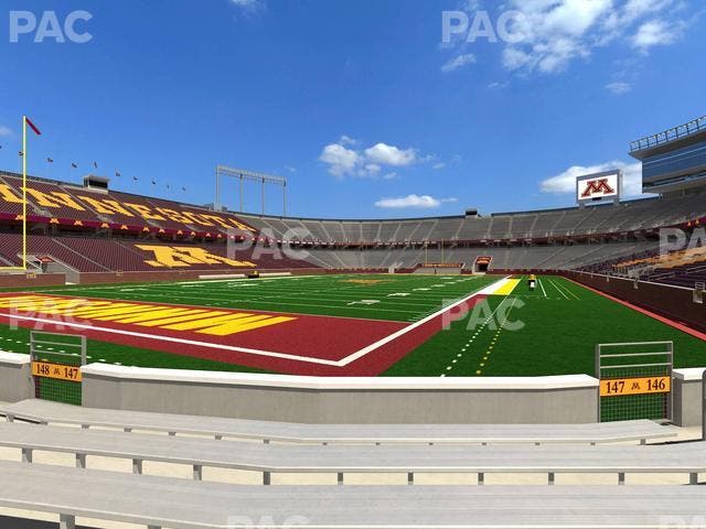 Huntington Bank Stadium - Section 147 Seat View