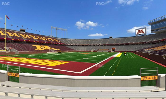 Huntington Bank Stadium - Section 147 Seat View