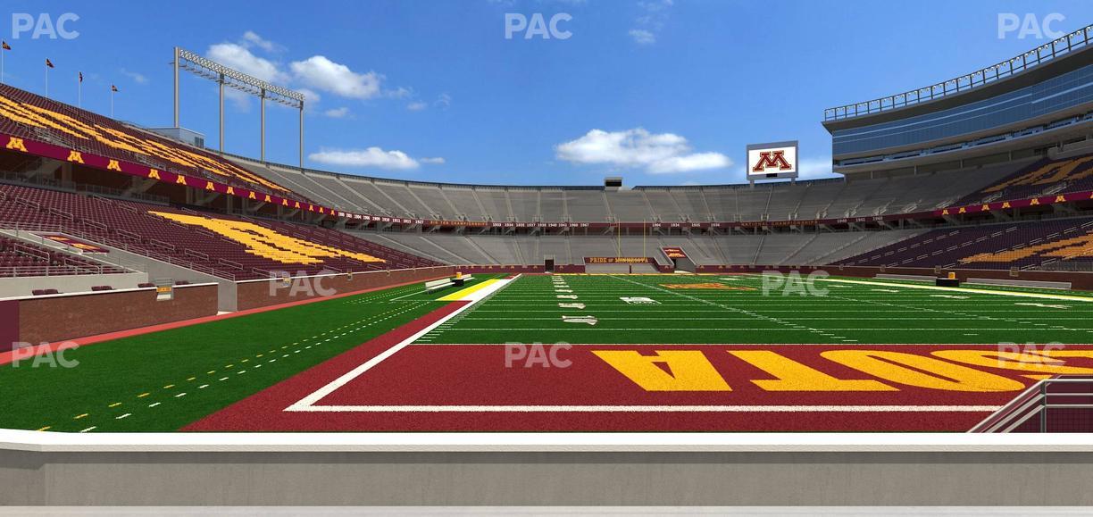 Huntington Bank Stadium - Section 151 Seat View