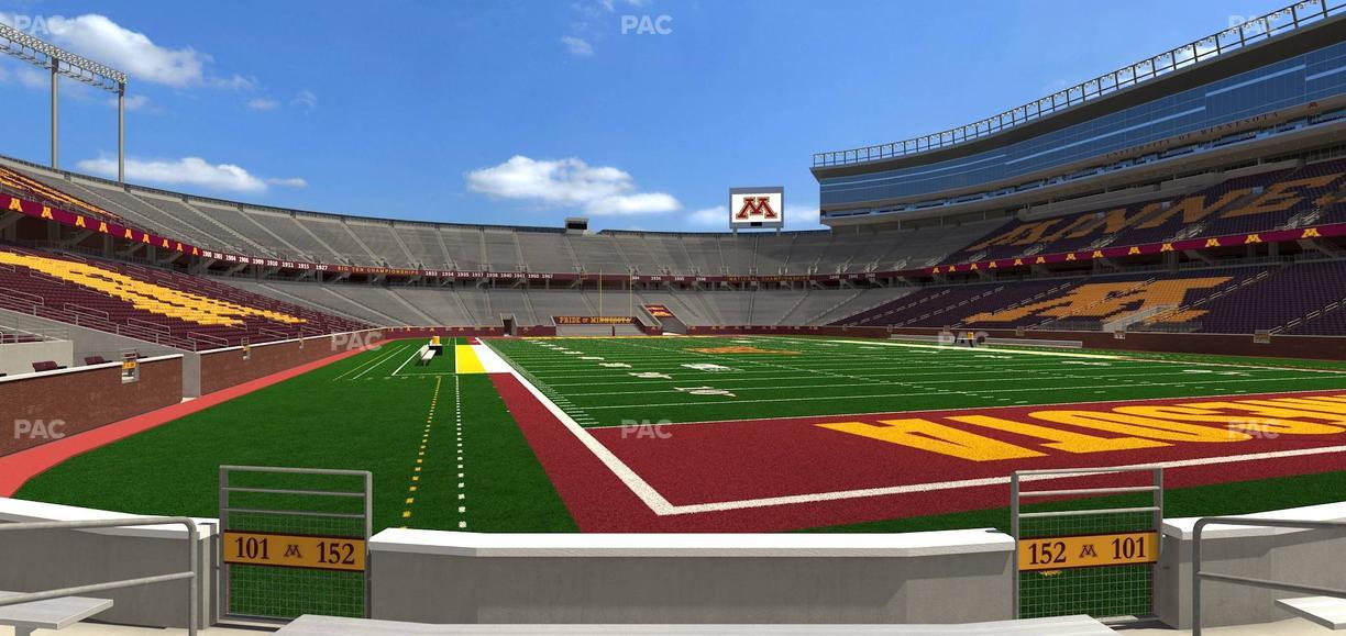 Huntington Bank Stadium - Section 152 Seat View