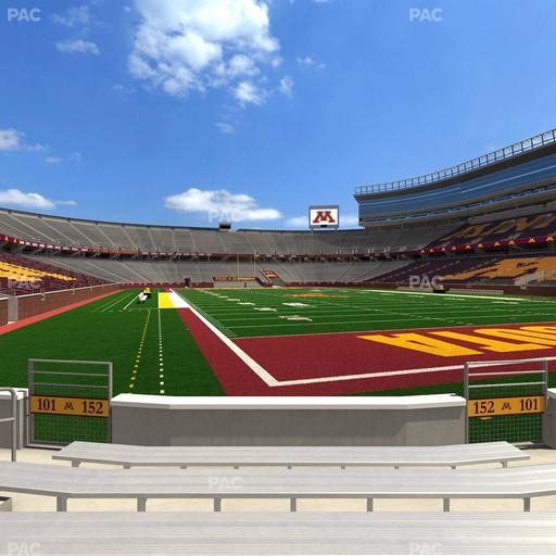 Huntington Bank Stadium - Section 152 Seat View