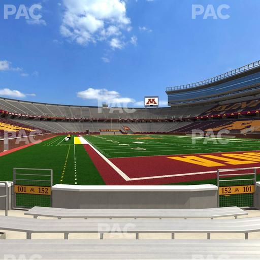 Huntington Bank Stadium - Section 152 Seat View