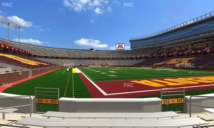 Huntington Bank Stadium - Section 152 Seat View