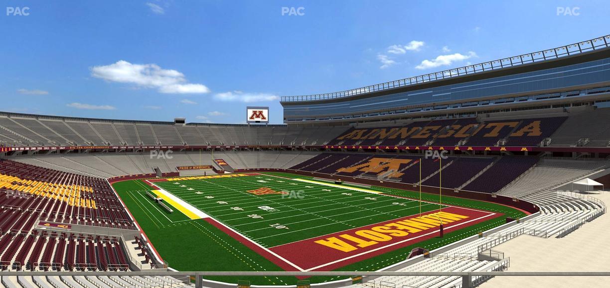 Huntington Bank Stadium - Section 201 Seat View