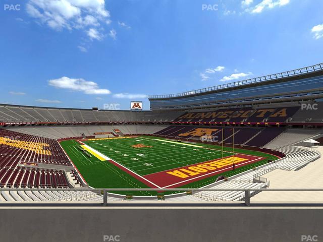 Huntington Bank Stadium - Section 201 Seat View