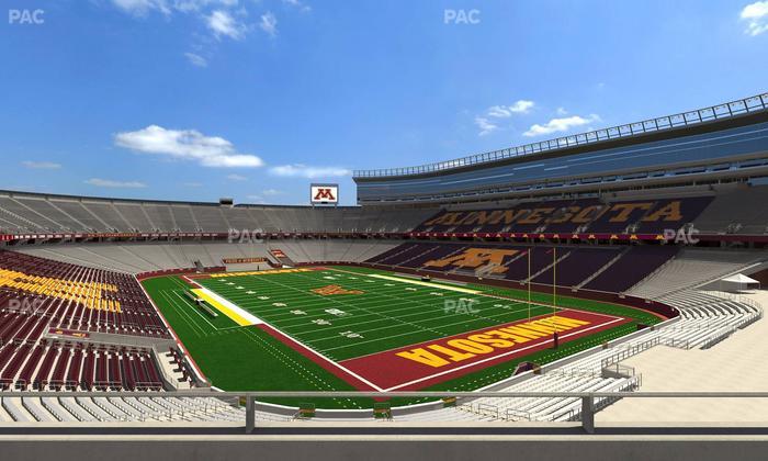 Huntington Bank Stadium - Section 201 Seat View