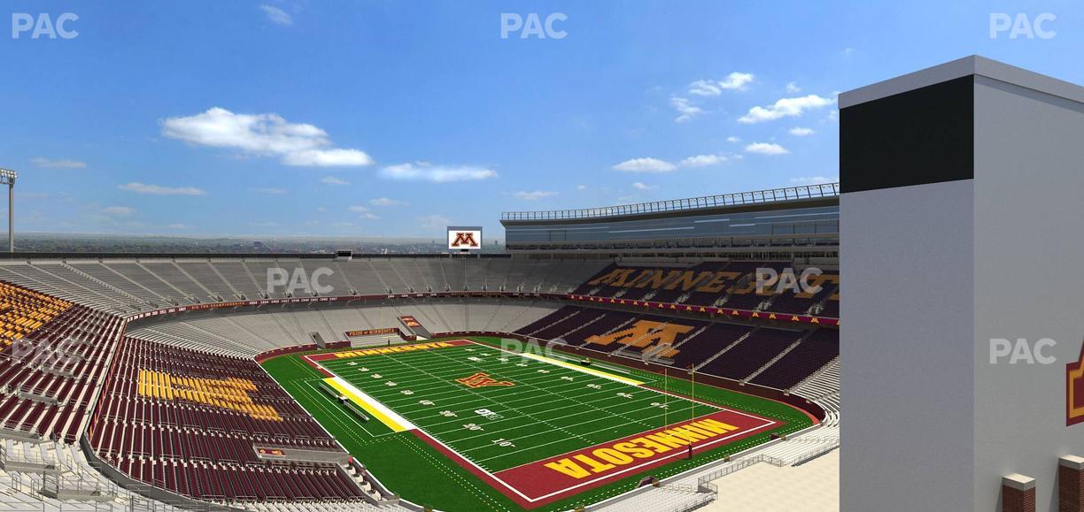 Huntington Bank Stadium - Section 201 Seat View