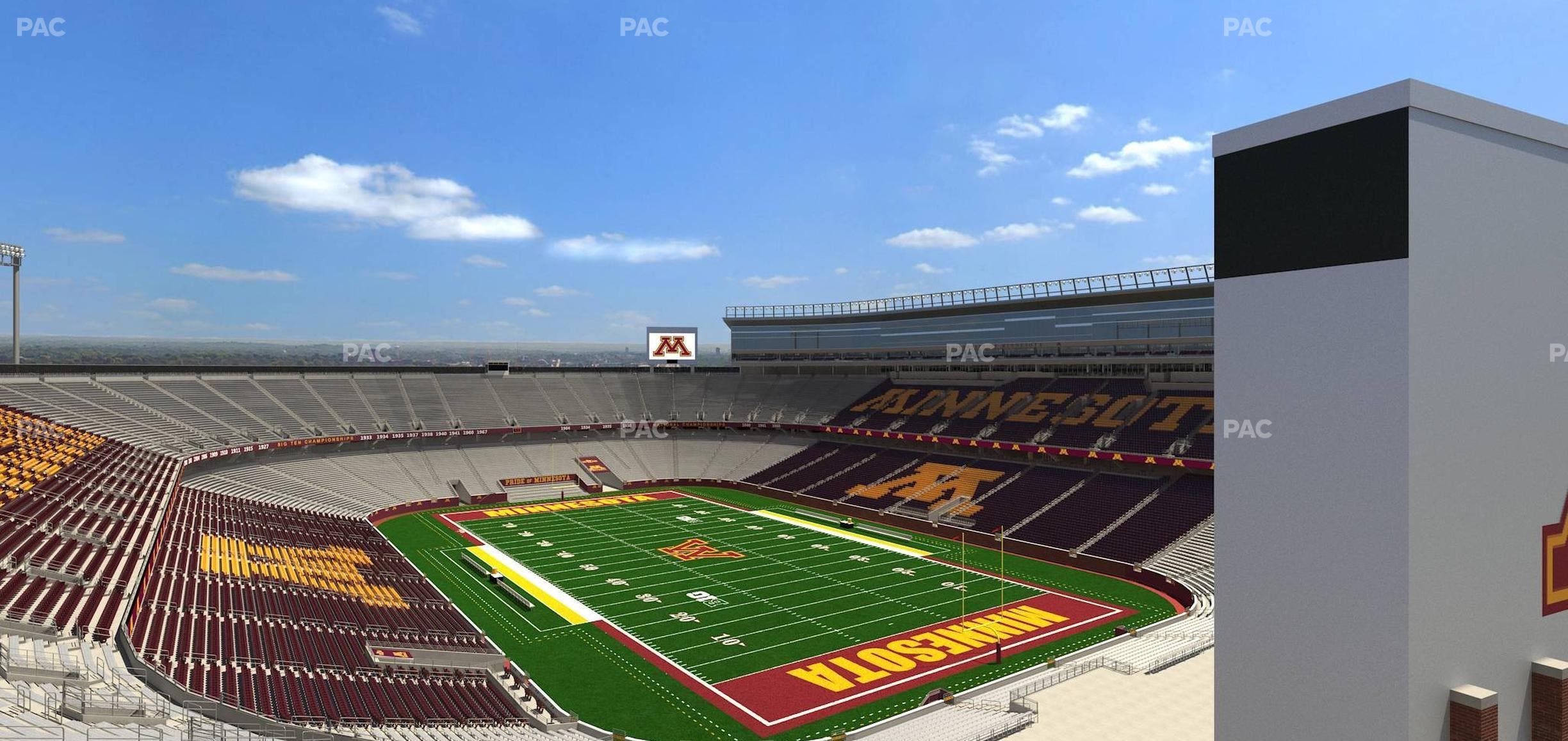 Huntington Bank Stadium - Section 201 Seat View