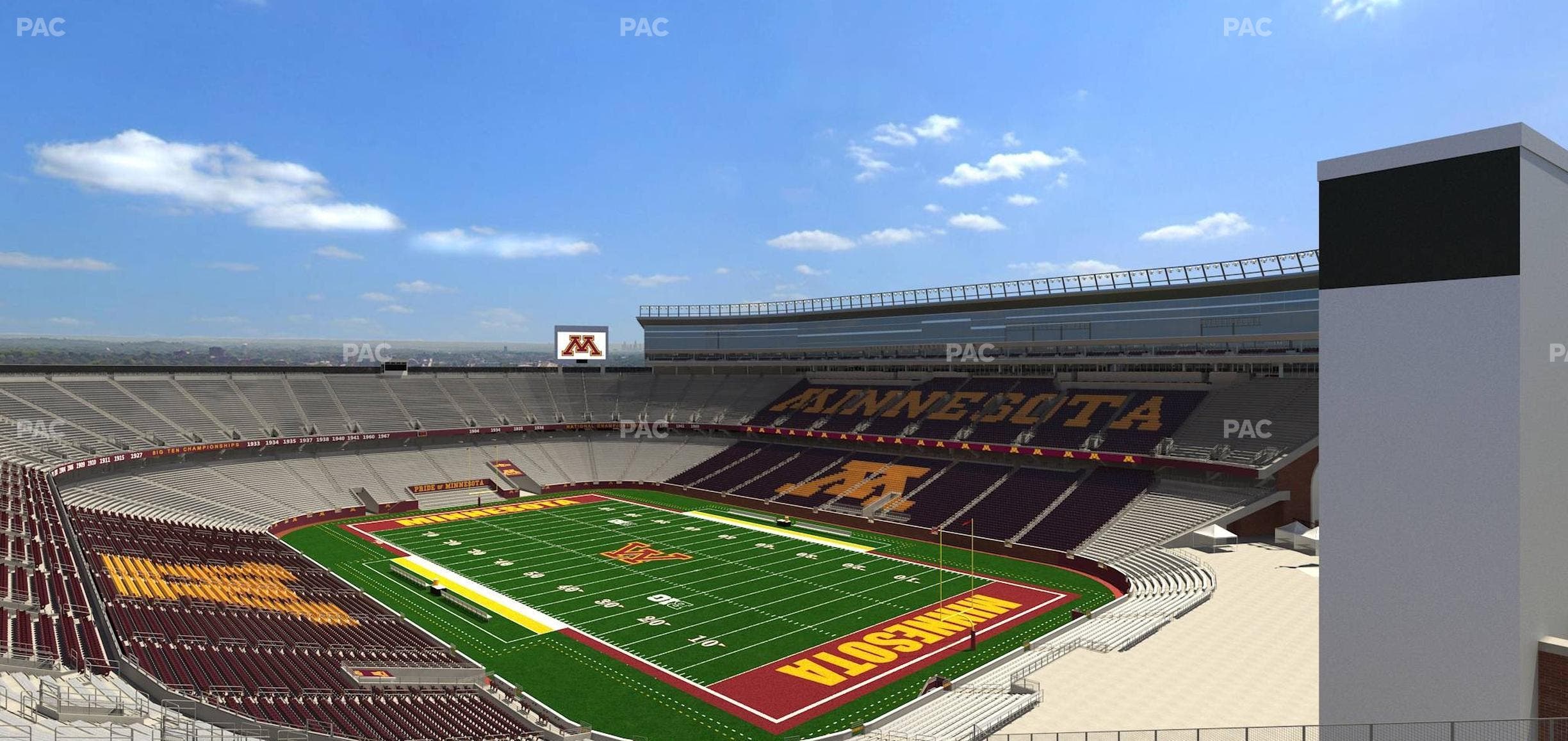 Huntington Bank Stadium - Section 202 Seat View