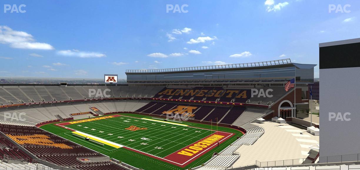 Huntington Bank Stadium - Section 203 Seat View