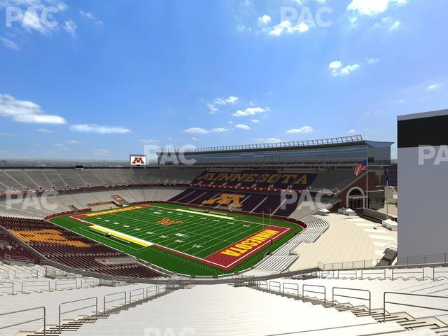 Huntington Bank Stadium - Section 203 Seat View Huntington Bank Stadium - Section 203 Seat View