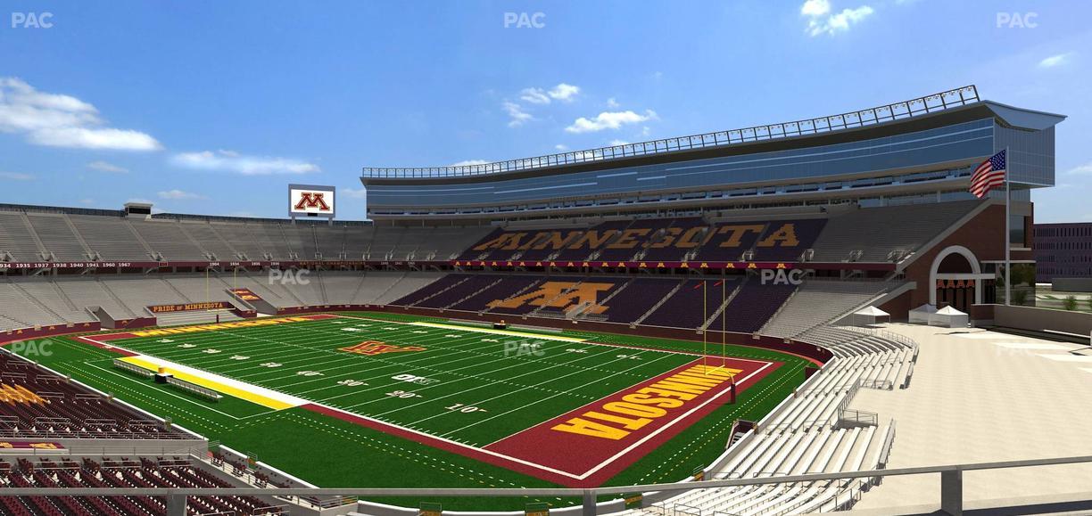 Huntington Bank Stadium - Section 203 Seat View