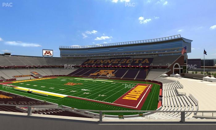 Huntington Bank Stadium - Section 205 Seat View