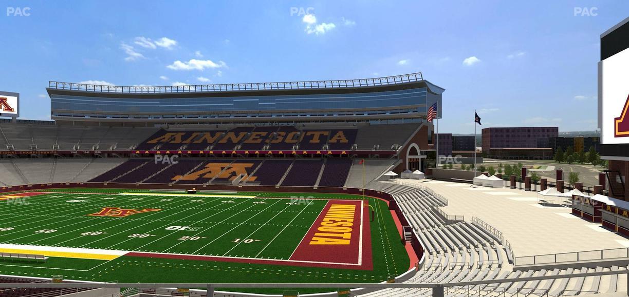 Huntington Bank Stadium - Section 206 Seat View