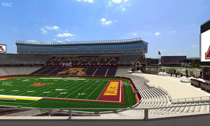 Huntington Bank Stadium - Section 206 Seat View