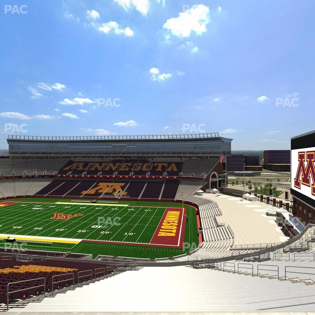 Huntington Bank Stadium - Section 206 Seat View