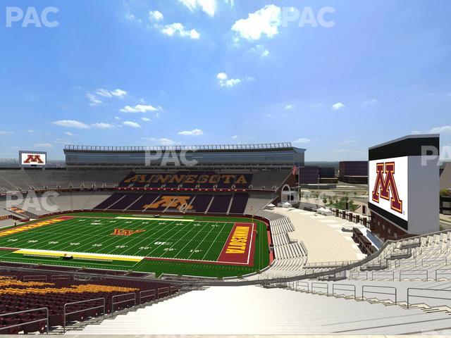 Huntington Bank Stadium - Section 206 Seat View Huntington Bank Stadium - Section 206 Seat View