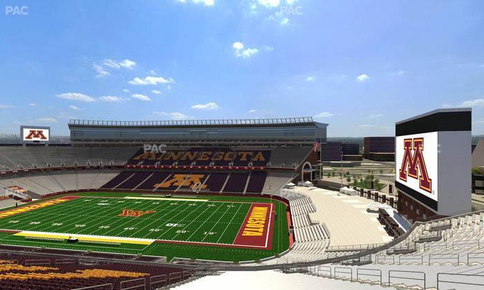 Huntington Bank Stadium - Section 206 Seat View