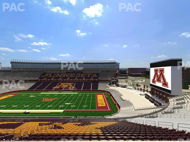 Huntington Bank Stadium - Section 207 Seat View Huntington Bank Stadium - Section 207 Seat View