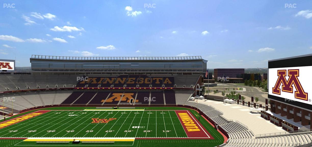 Huntington Bank Stadium - Section 208 Seat View